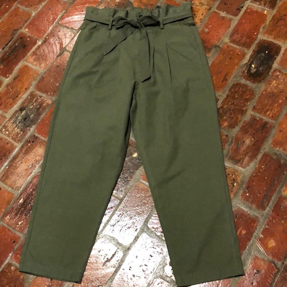 7 For All Mankind paper bag pants ultra high rise sz L - Picture 3 of 13